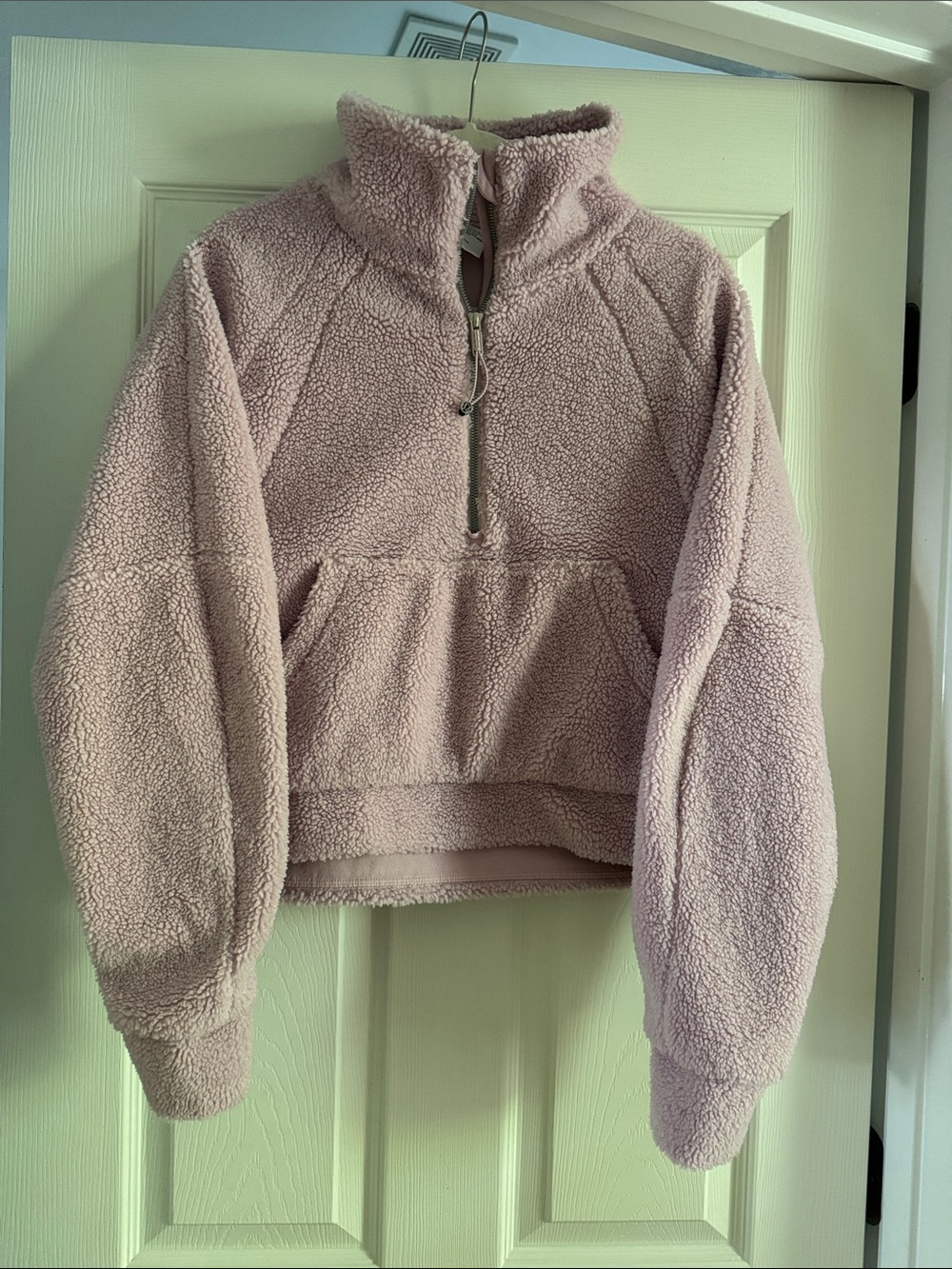 Lululemon Fleece Pullover Jacket - Light Pink Sherpa